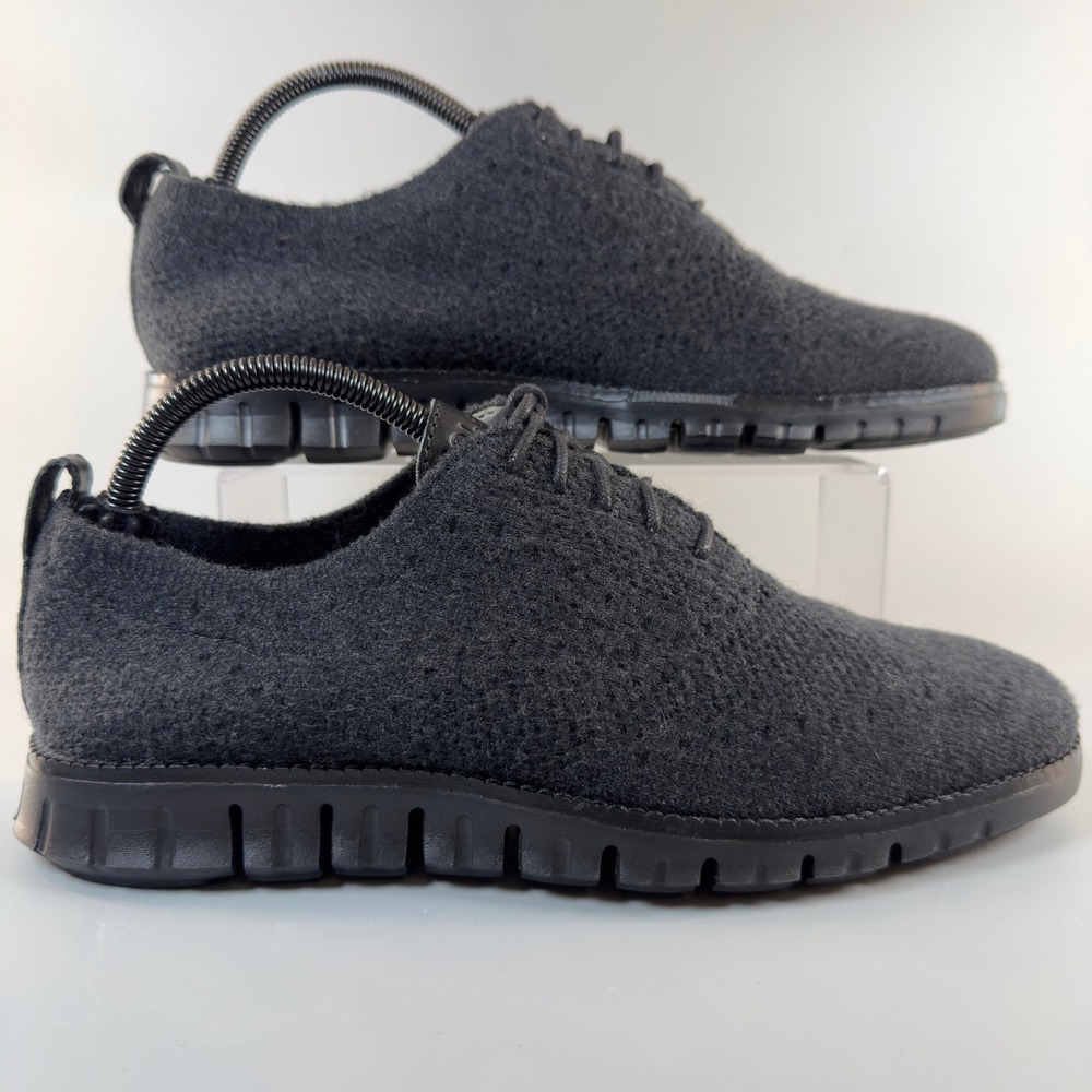 Cole Haan Zerogrand Stitchlite Oxford Mens 8.5 8 1/2 M Dress Sneakers Black Lace
